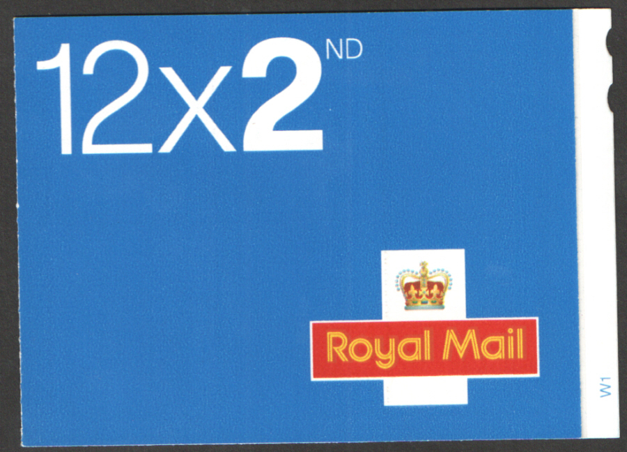 (image for) ME4 / SB2(5)A Cyl W1 (W1) Dull Fluor 2004 Walsall 12 x 2nd Class Booklet